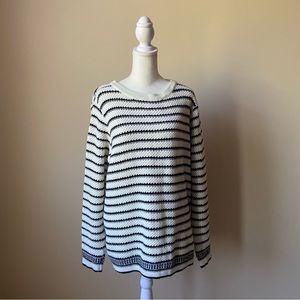 Ava & Viv Striped Knit Sweater